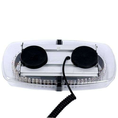 Cool White LED Car Roof Top Emergency Flashing Warning Strobe Light. Collections are allowed.