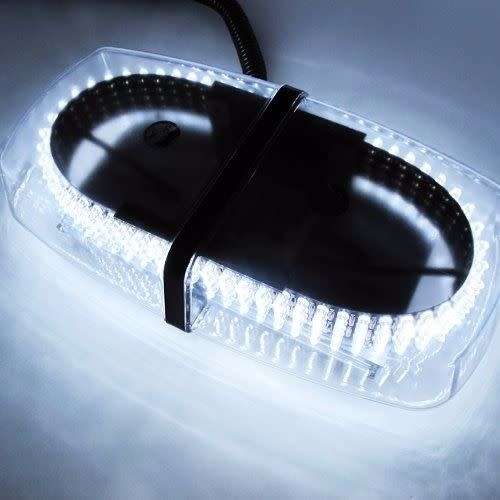Cool White LED Car Roof Top Emergency Flashing Warning Strobe Light. Collections are allowed.