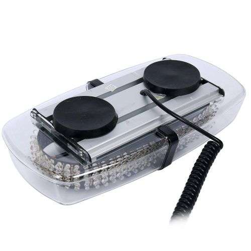 Cool White LED Car Roof Top Emergency Flashing Warning Strobe Light. Collections are allowed.