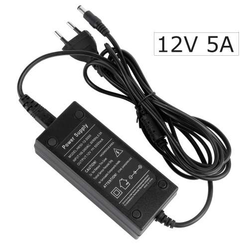 AC/DC ADAPTER POWER SUPPLY/TRANSFORMER WATERPROOF 60W 12V 5A. Collections allowed.