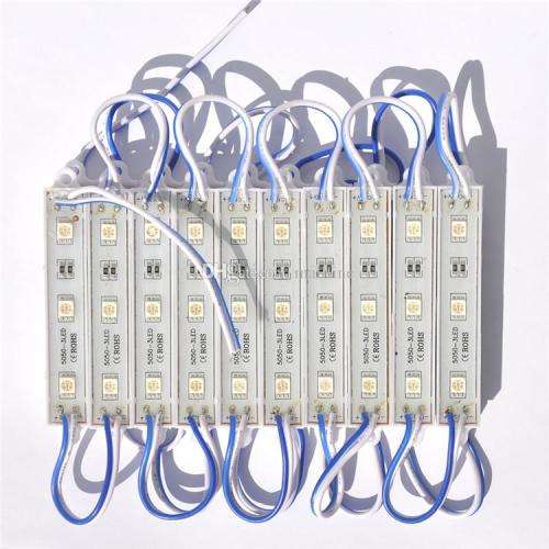 LED Light Modules: Waterproof Triple SMD5050 in Blue Colour. Collections are allowed.