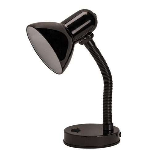 Desk Top Lamp Holder with Flexible Gooseneck & LED Bulb. Collections are allowed.
