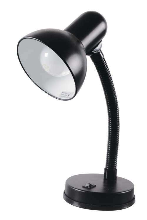 Desk Top Lamp Holder with Flexible Gooseneck & LED Bulb. Collections are allowed.