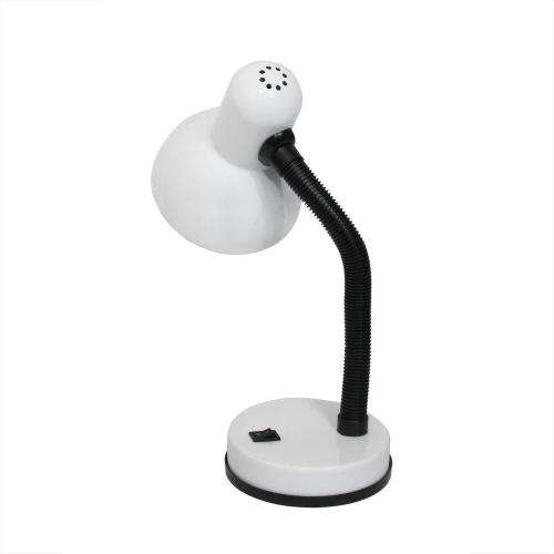 Desk Top Lamp Holder with Flexible Gooseneck & LED Bulb. Collections are allowed.