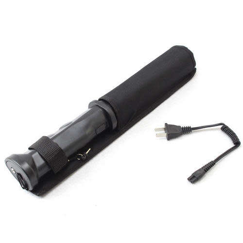 Rechargeable Electric Shock Stun Baton with Siren + LED Torch/Flashlight. Collections are allowed.