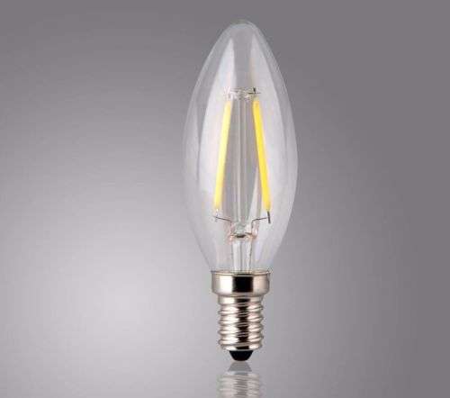 LED Light Bulbs: FILAMENT Candle Design Light Bulbs. Collections are allowed.
