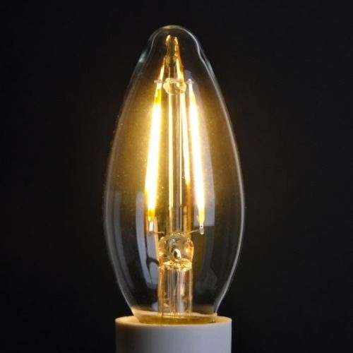 LED Light Bulbs: FILAMENT Candle Design Light Bulbs. Collections are allowed.