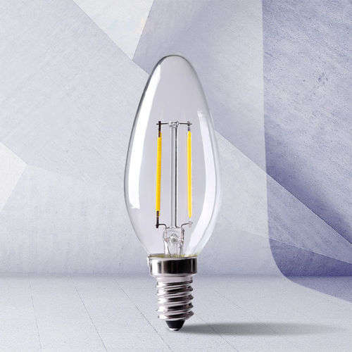 LED Light Bulbs: FILAMENT Candle Design Light Bulbs. Collections are allowed.