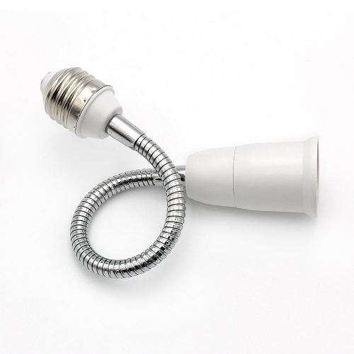 E27 to E27 Light Bulb Adapter / Converter + Gooseneck Extension. Collections are allowed.