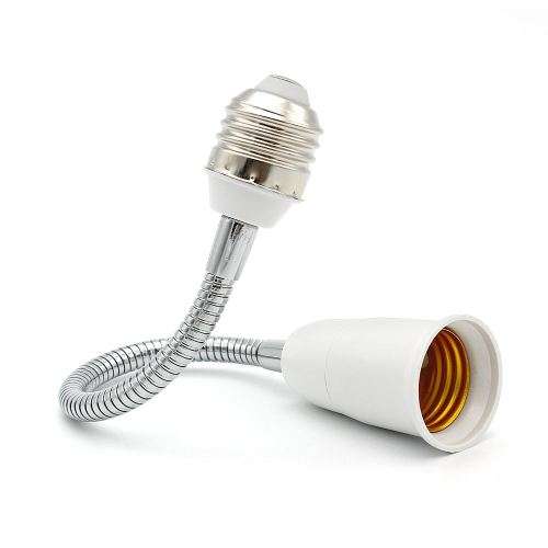 E27 to E27 Light Bulb Adapter / Converter + Gooseneck Extension. Collections are allowed.