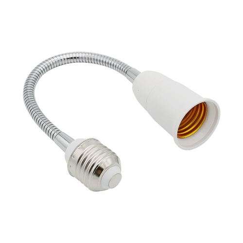 E27 to E27 Light Bulb Adapter / Converter + Gooseneck Extension. Collections are allowed.