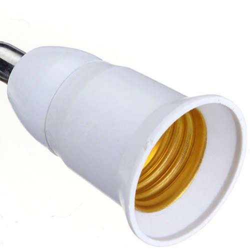 E27 to E27 Light Bulb Adapter / Converter + Gooseneck Extension. Collections are allowed.