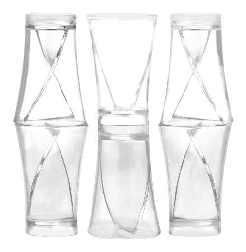 Twister Shot Cups: Spiral Cocktail Shot Cups. Collections are allowed.