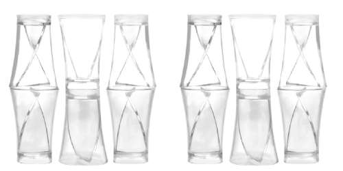 Twister Shot Cups: Pack of 12 Spiral Cocktail Shot Cups. Collections are allowed.