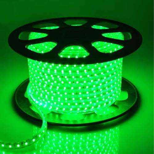 LED Strip Lights: Green 220V Complete With Connector Plug + End Cap. Collections are allowed.