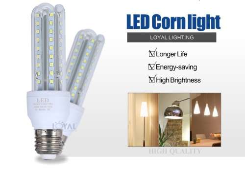 LED Light Bulbs: 9W Glass Covered U-Shape Energy Saver 220V in E27 and B22. Collections allowed