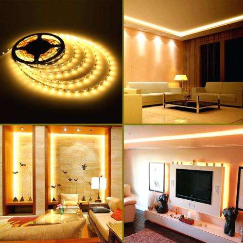 LED Strip Lights: 5 Metres 12Volts Waterproof in YELLOW Colour. Collections are allowed.