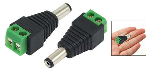 2.1 x 5.5mm DC Power Male Plug Jack Connector Adaptor. Collections are allowed.