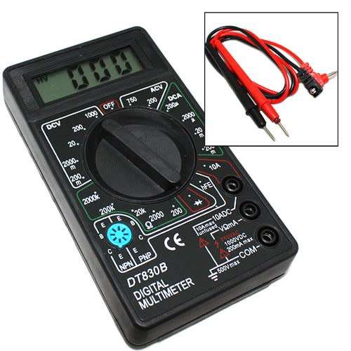 Digital Portable MultiMeter DT830B. Collections are allowed.