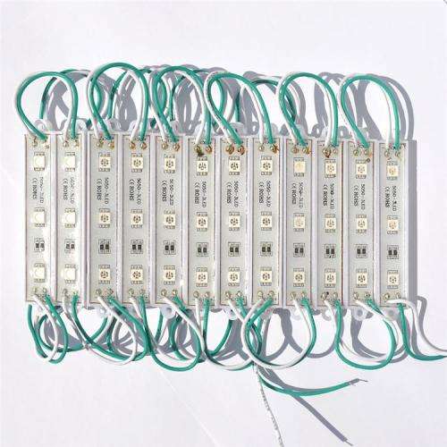 LED Light Modules: Waterproof Triple SMD5050 in Green Colour. Collections are allowed.