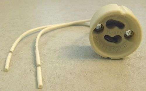 Downlight Socket Holder: GU10 LED/Halogen Ceramic Bulb/Lamp Wired Connector. Collections are allowed