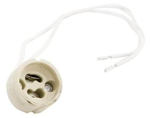 Downlight Socket Holder: GU10 LED/Halogen Ceramic Bulb/Lamp Wired Connector. Collections are allowed