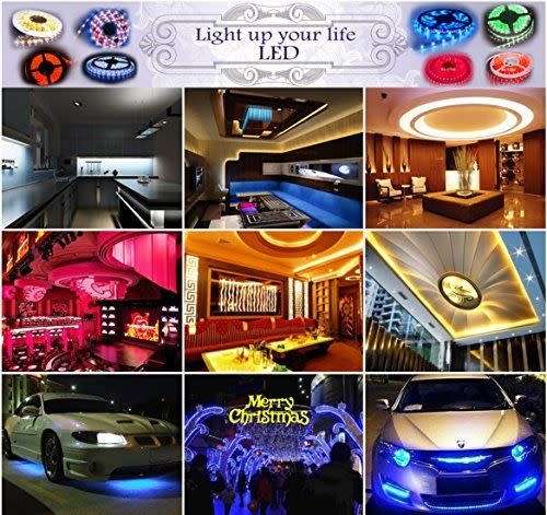 LED Strip Lights: 5-metre RGB Rolls with Adapter + Driver and Remote Control Kit Collections allowed