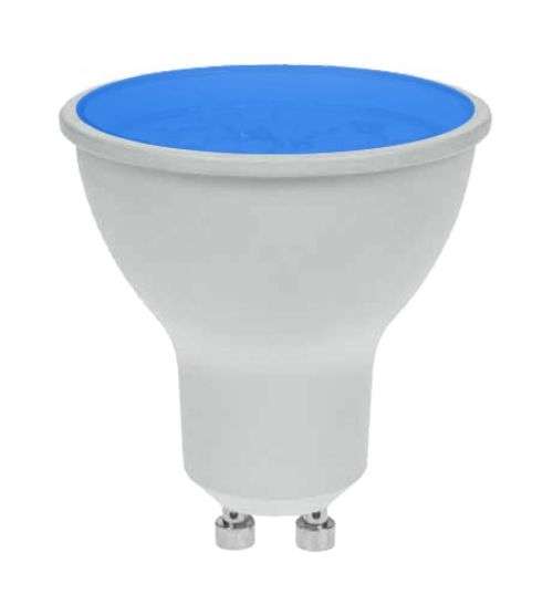 Blue Light Colour LED Downlights 6W GU10 AC185~265V Wide Beam Angle Light Bulbs. Collections Allowed
