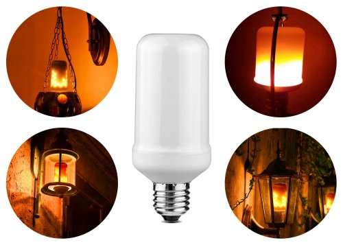 LED Light Bulbs: Flame Flicker Effect Type B22 Bayonet Cap. Collections allowed.