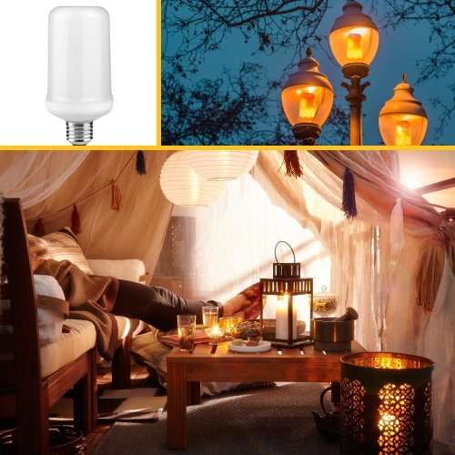 LED Light Bulbs: Flame Flicker Effect Type B22 Bayonet Cap. Collections allowed.