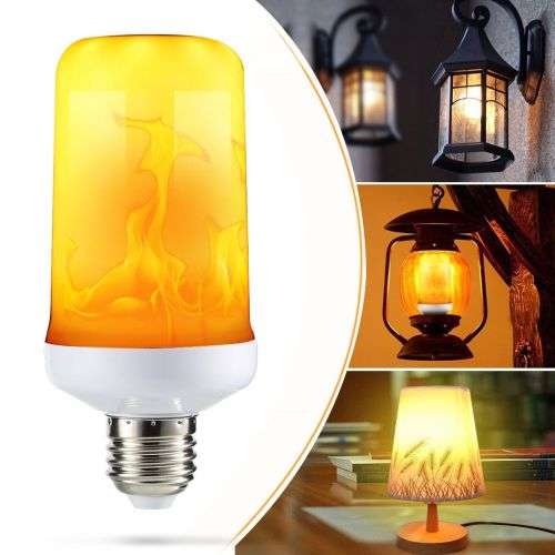 LED Light Bulbs: Flame Flicker Effect Type B22 Bayonet Cap. Collections allowed.