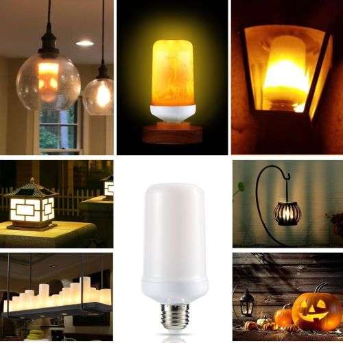 LED Light Bulbs: Flame Flicker Effect Type B22 Bayonet Cap. Collections allowed.