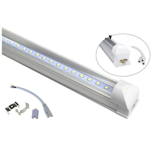 LED Fluorescent Tube Lights: Warm White T8 Clear Cover + Brackets and Fittings. Collections allowed