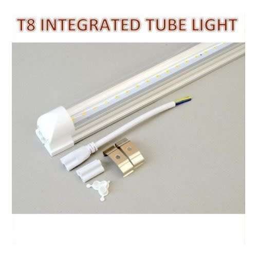 LED Fluorescent Tube Lights: Warm White T8 Clear Cover + Brackets and Fittings. Collections allowed