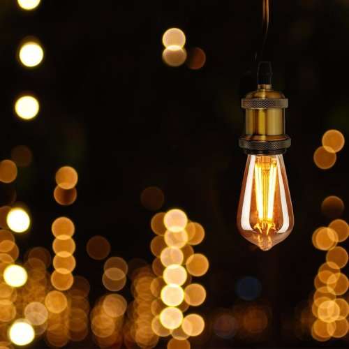 Light Pendant Ceiling Fittings: Retro Vintage Antique Edison E27. Collections are allowed.