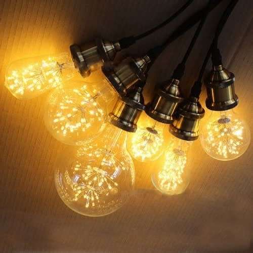 Light Pendant Ceiling Fittings: Retro Vintage Antique Edison E27. Collections are allowed.
