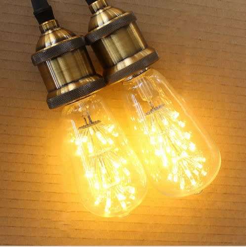 Light Pendant Ceiling Fittings: Retro Vintage Antique Edison E27. Collections are allowed.