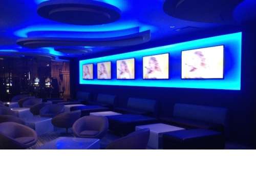 LED Strip Lights: Blue 220V Complete With Connector Plug + End Cap. Collections are allowed.