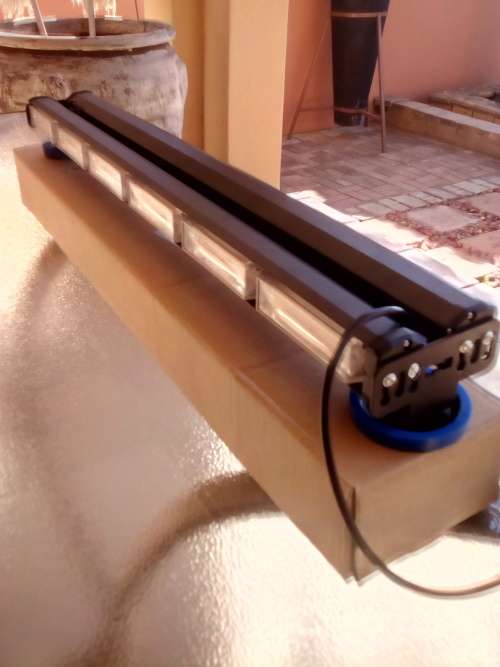 Double-Sided LED Strobe Flash Light Bar 90cm RED Light Colour. Collections allowed.