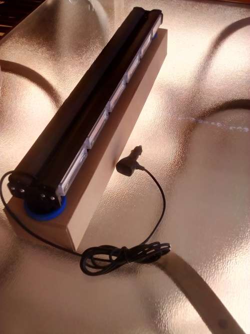 Double-Sided LED Strobe Flash Light Bar 90cm RED Light Colour. Collections allowed.