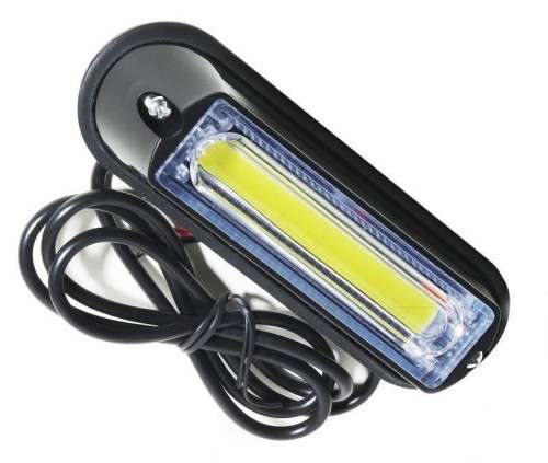 White COB LED Emergency Hazard Warning Flash Cluster Strobe Lights 12V. Collections allowed.