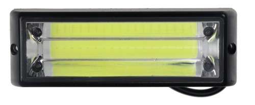 White COB LED Emergency Hazard Warning Flash Cluster Strobe Lights 12V. Collections allowed.