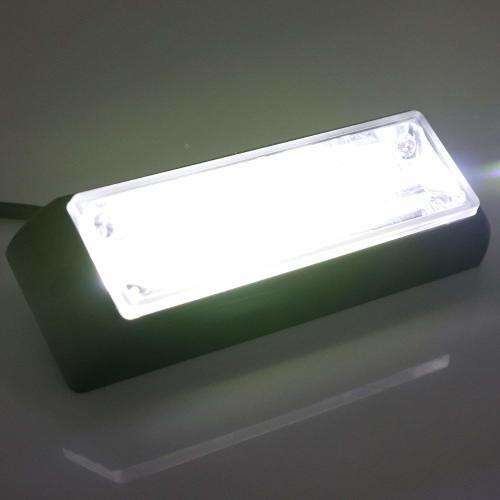 White COB LED Emergency Hazard Warning Flash Cluster Strobe Lights 12V. Collections allowed.