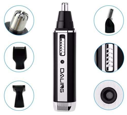 Rechargeable Multifunction 4in1 Electric Nose Hair Trimmer + More. Collections are allowed.