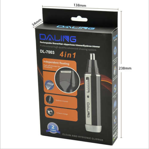 Rechargeable Multifunction 4in1 Electric Nose Hair Trimmer + More. Collections are allowed.