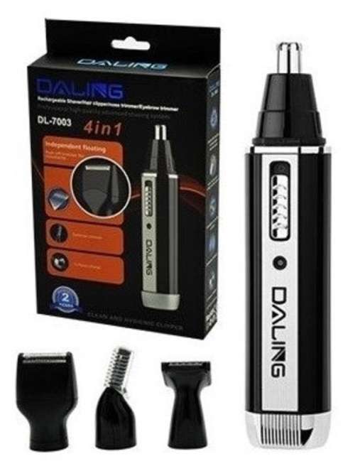 Rechargeable Multifunction 4in1 Electric Nose Hair Trimmer + More. Collections are allowed.