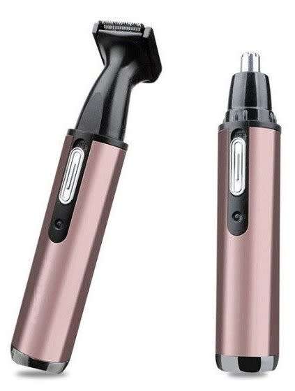 Rechargeable Multifunction 2in1 Electric Nose Hair Trimmer + More. Collections are allowed.