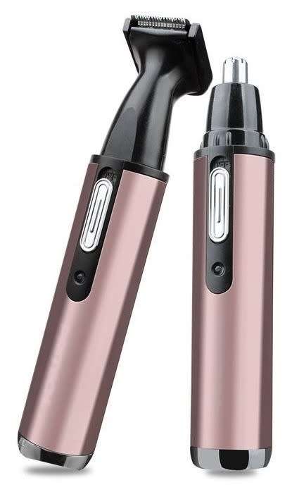 Rechargeable Multifunction 2in1 Electric Nose Hair Trimmer + More. Collections are allowed.
