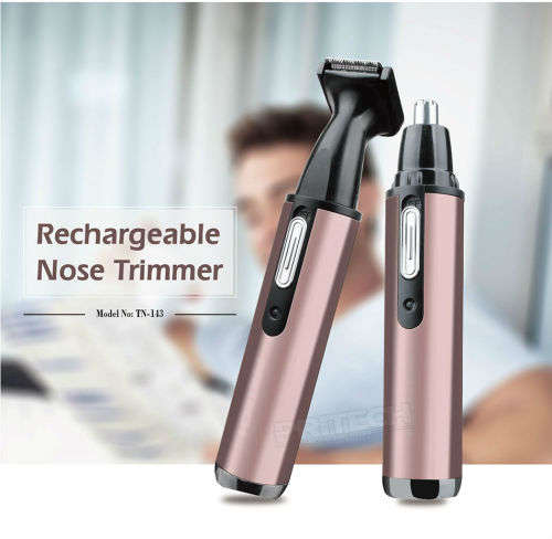 Rechargeable Multifunction 2in1 Electric Nose Hair Trimmer + More. Collections are allowed.