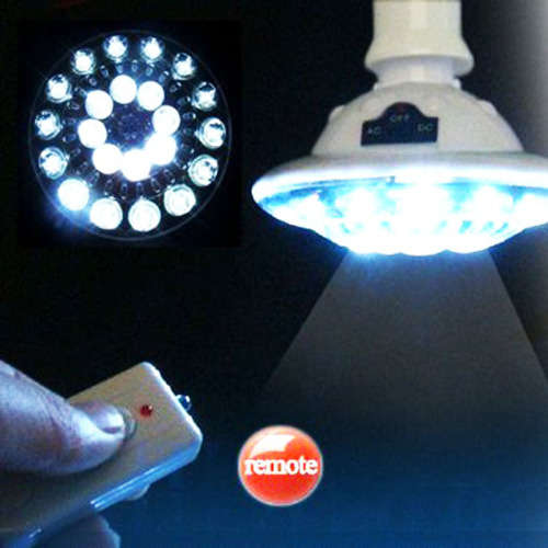 LED Light Bulbs: Rechargeable Emergency Globes with Remote Control + More. Collections allowed.